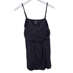 Motherhood Maternity Gray Criss Cross Nursing Cami Size L